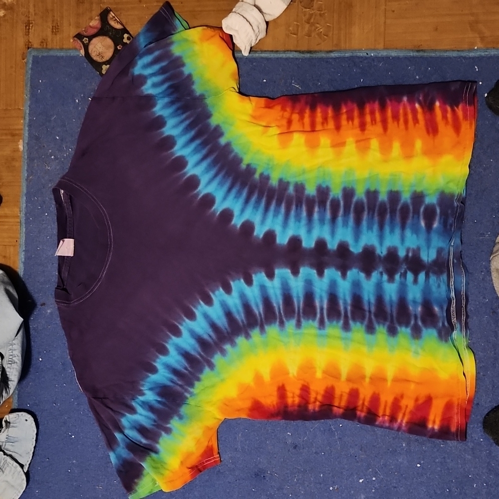 Tie-dyed t-shirt